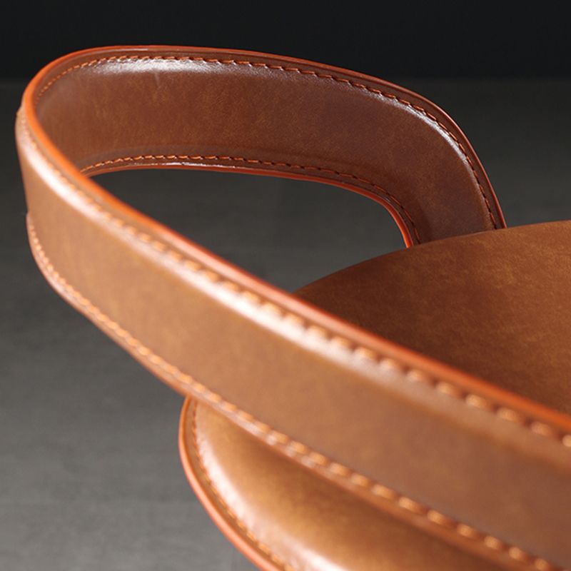 Modern Adjustable Bar Stool Leather Backrest Bar Stools for Dining Room