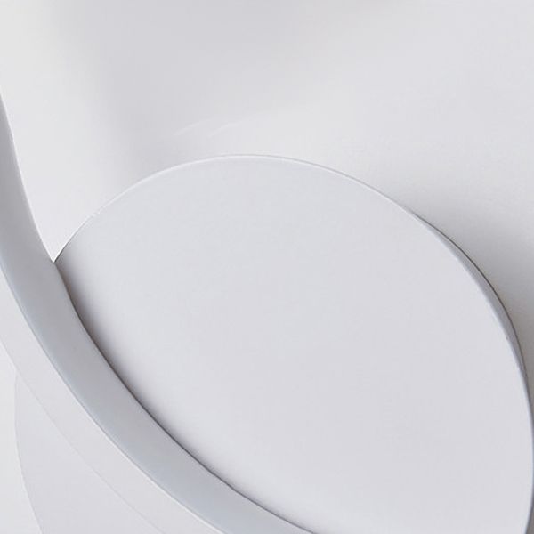 Single Modern White/Black Wall Mounted Sconce Unique Wall Light for Bedroom