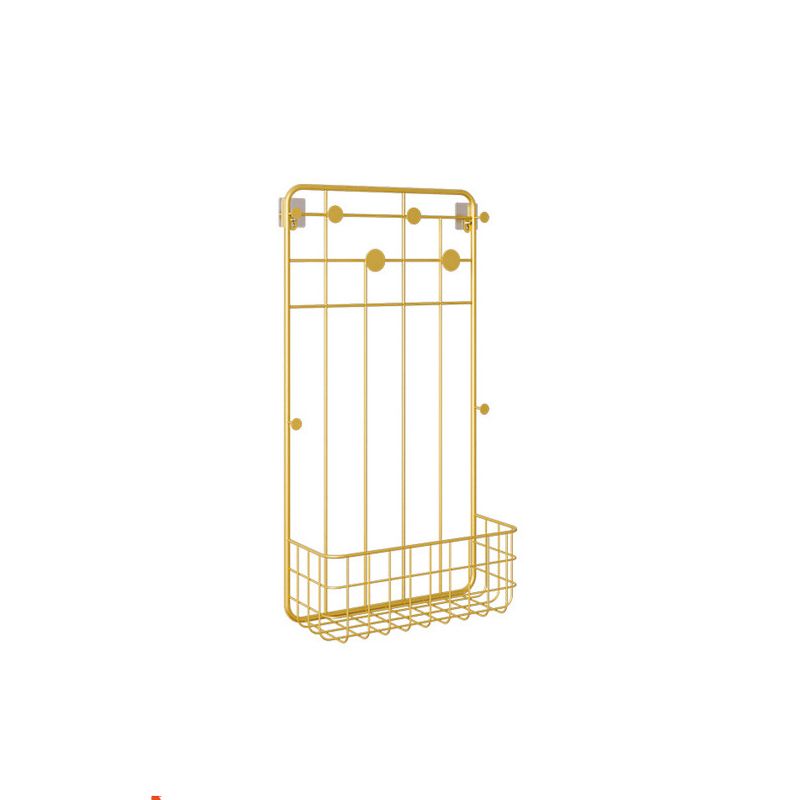 Metal Coat Hanger Storage Baskets Industrial Entryway Kit Coat Hanger