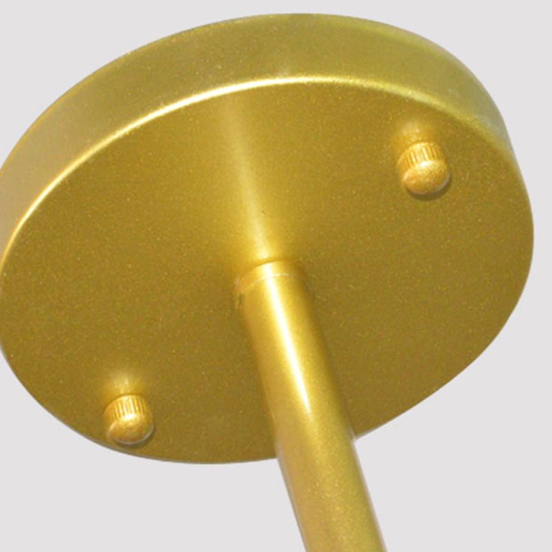 Géométrie de style contemporain Forme des lustres pendentifs Éclairage de lustre en métal