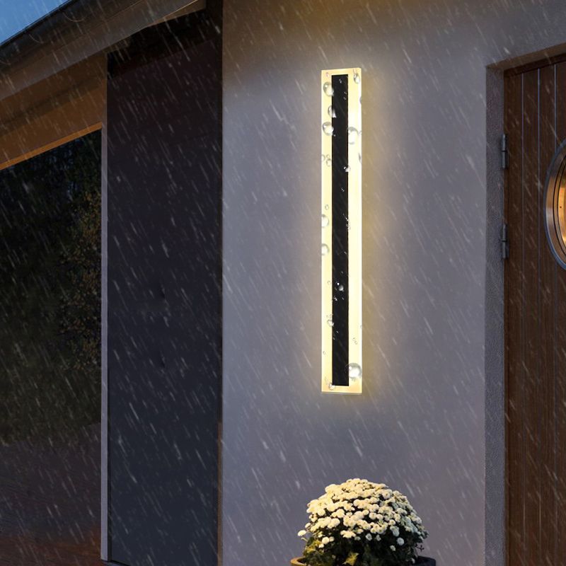 Linea a forma di linea a led lampada con applione murale moderna a striscia lunga a parete lampada per interno