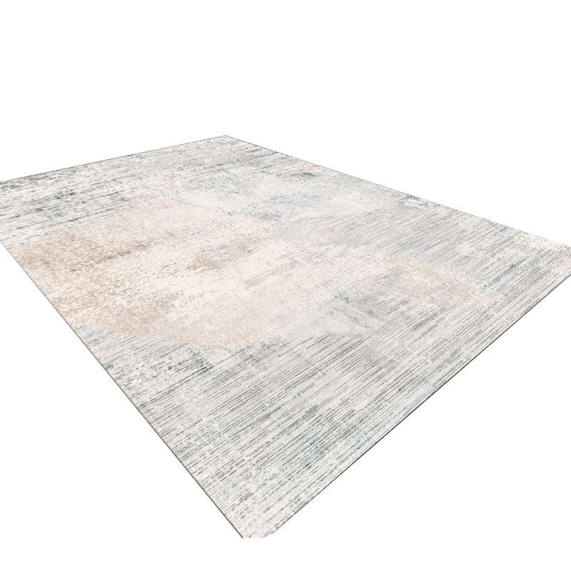 Simple Rug Modern Area Rug Polyester Easy Care Carpet for Bedroom