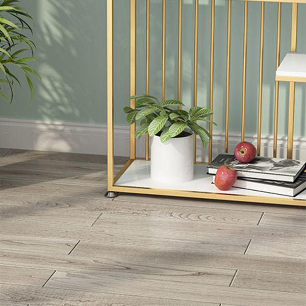 Glam Style Open Bookshelf Metal 6-shelf Bookcase for Home Office