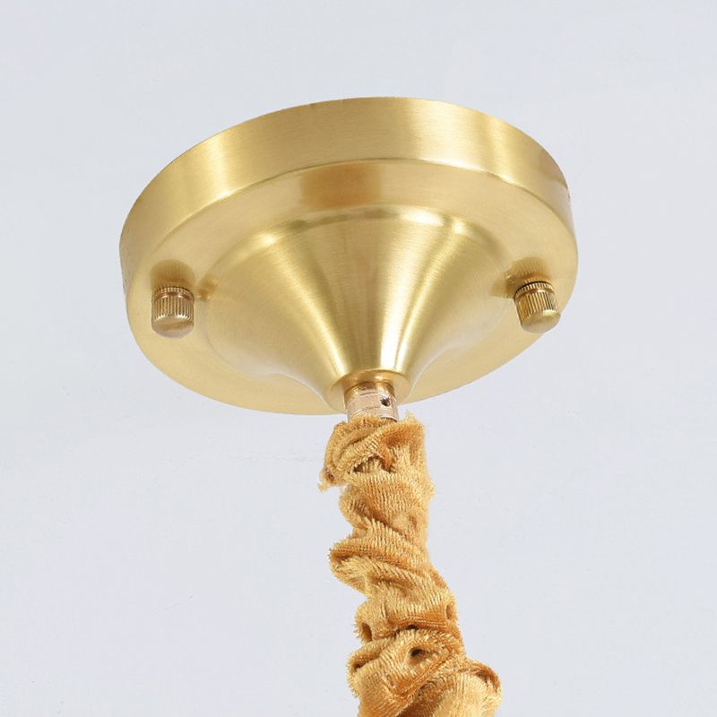 Cylindrical Milk Glass Chandelier Pendant Light Industrial Living Room Chandelier Lighting