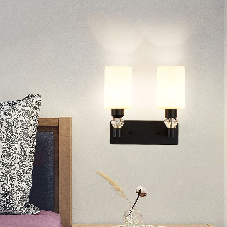 Cylinderical Wall Sconce Nordic Minimalist Style Iron Sconce Wall Light