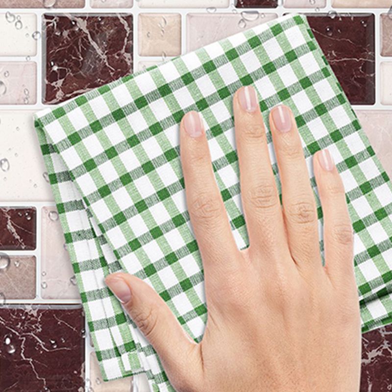 Pattern Matte Color Stone Peel and Paste Mosaic Tile Peel and Paste Tile Set of 2