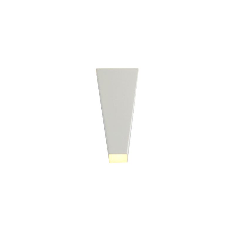 Simplistische stijl Trapezoid Wall Wringer Licht aluminium Warm/wit verlichting LED BED -muurlampje in zwart/wit in zwart/wit