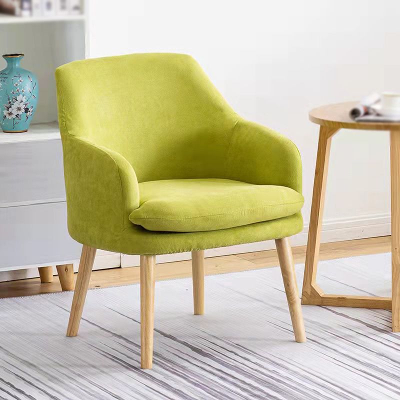 Linen Chair 23.65" L x25.5" W x29.9" H Removable Cushion Chair