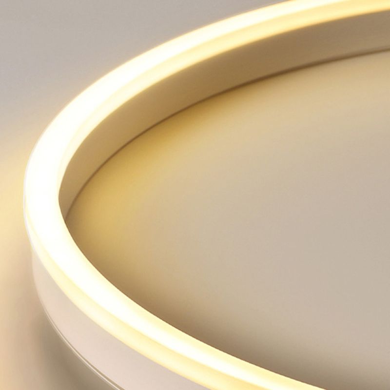 Circular Flush Mount Plafond Light Metal LED Modern Flush Mount Light voor slaapkamer