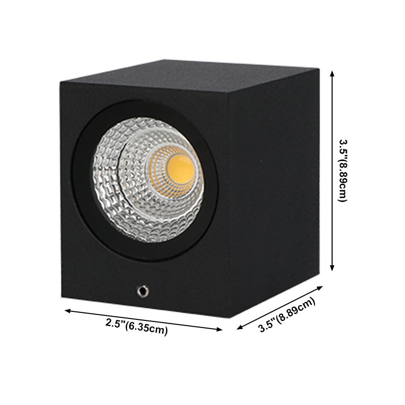 Lámpara de pared contemporánea doméstica arriba y abajo apliques de pared LED para el pasillo del porche