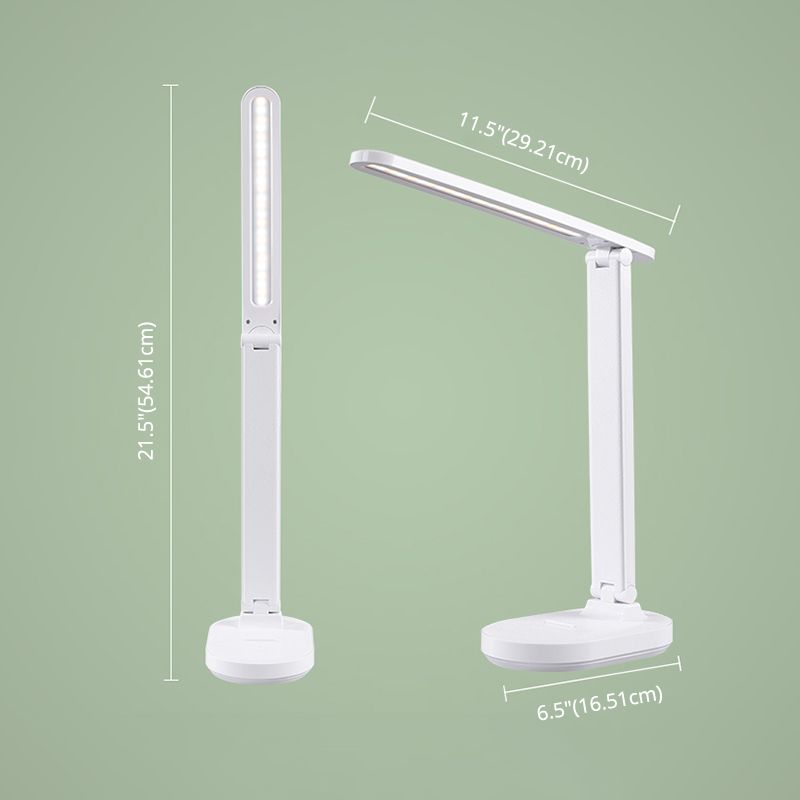 Lampe à chambre rectangulaire lampe en plastique de style macaron en plastique LED Table USB Light