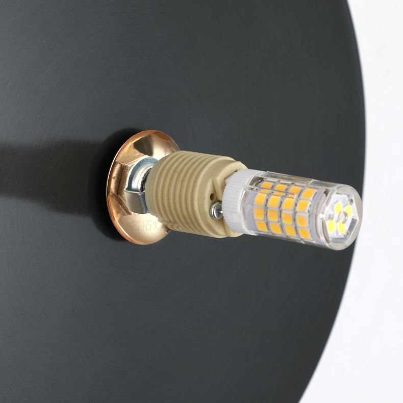 Orb Wall Mounted Light Fixture Contemporary Style Glass Flush Mount Wall Sconce for Bedroom