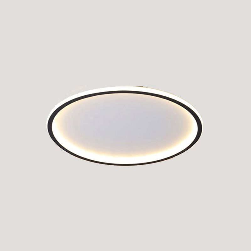 Aluminum Circular Ceiling Mount Light Fixture Simple LED Ceiling Fixture