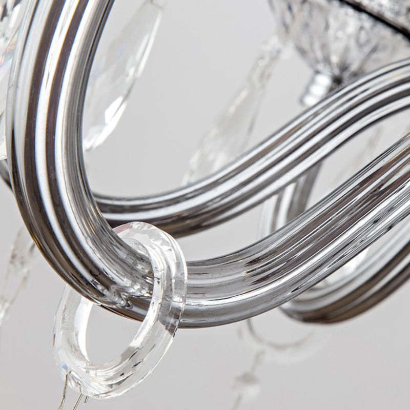 Kerze Kronleuchter Leuchte Traditionelle Kristallheizbeleuchtung für das Restaurant