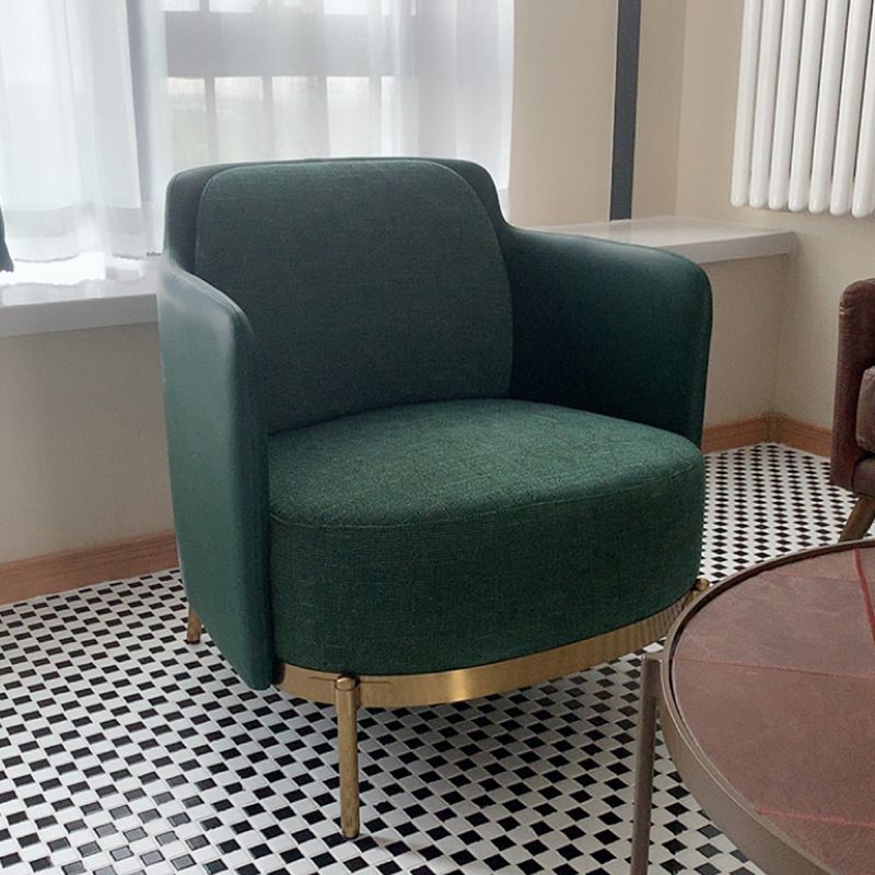 Barrel Chair 29.92" L x 29.52" W x 29.13" H Arms Included Barrel Accent Chair