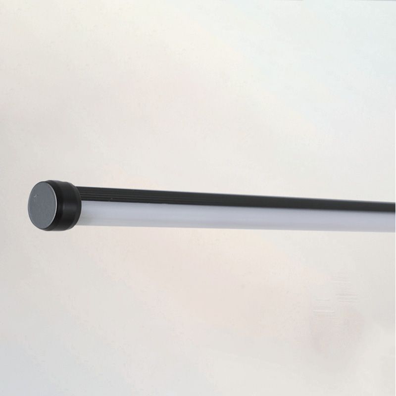 Style moderne linéaire lampe de nuit en métal 1 lumière de table lumineuse pour l'étude