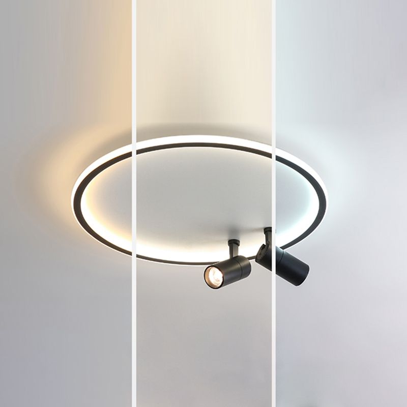 Luminaire de plafond géométrique Style nordique en métal LED luminaire de montage au plafond