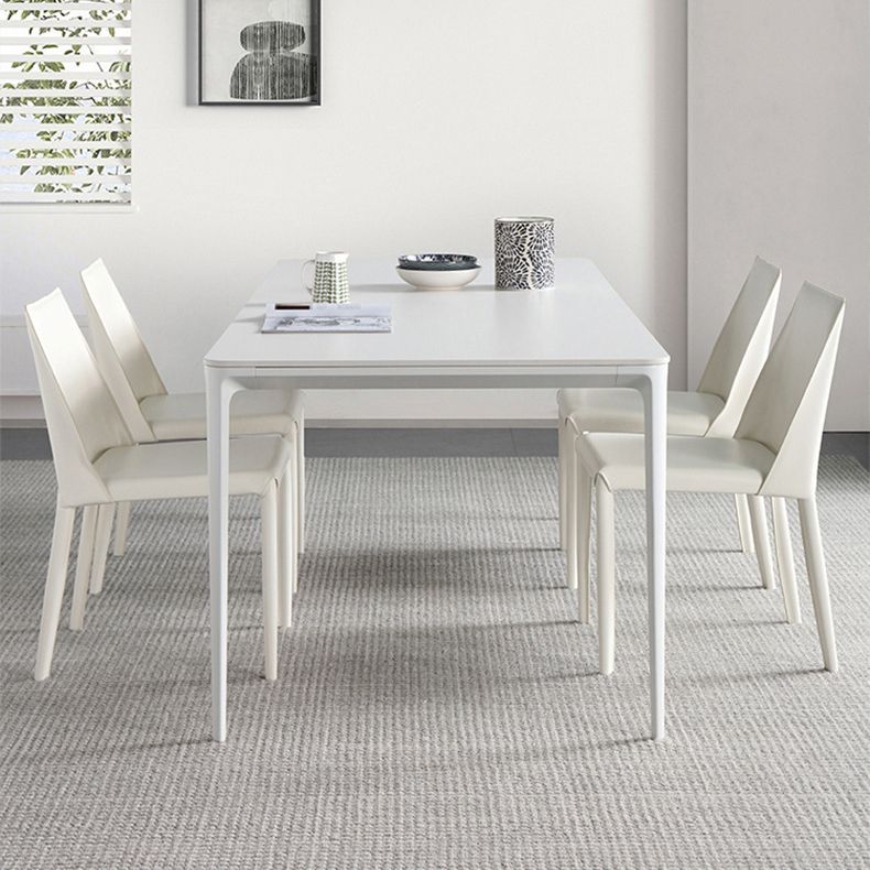 Designer Style Sintered Stone Top Dining Set Rectangle 1/4/5/6/7 Pieces Dining Table Set