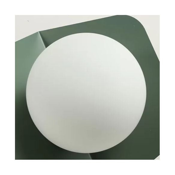 Macaron Loft Orb Shade Inbouwlamp Matglas 1 Lamp Plafondarmatuur voor Hal