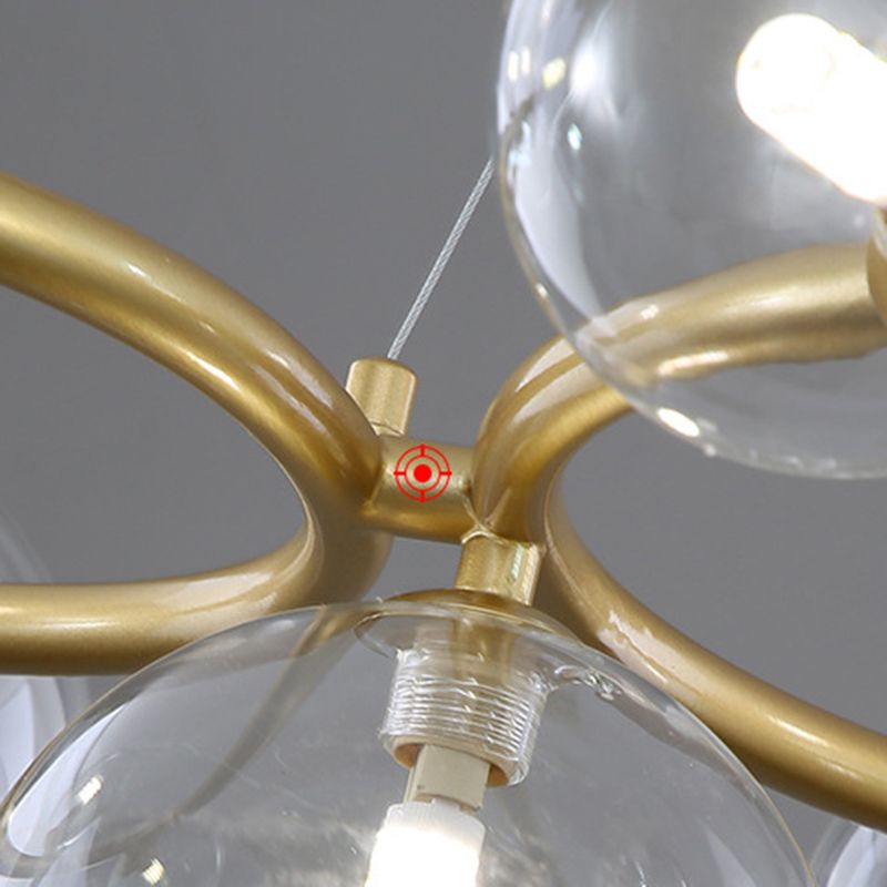 Bubbles Lighting de lámpara de lámpara moderna lámpara de lámpara de lámpara de múltiples luces