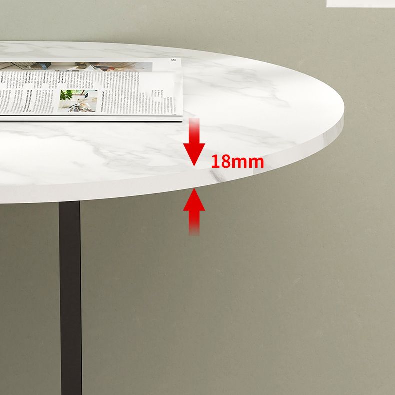 Mesa de comedor de estilo moderno Mesa de comedor ovalada de hoja ovalada para uso doméstico