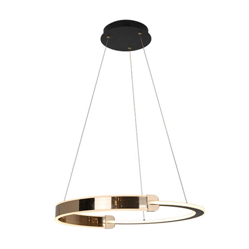 Postmodern Chandelier Pendant Light Round Suspension Light for Living Room Dining Room
