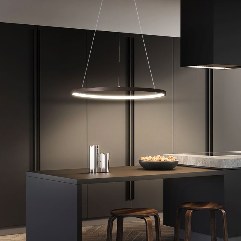 Forme de roue moderne Chandelier Light Metal 1 lustre d'éclairage léger