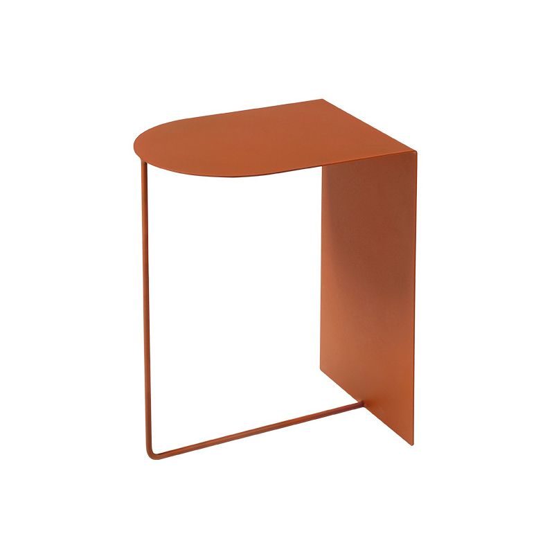 19.7" Tall Iron Side Table Mid-Century Sofa Side Accent Table