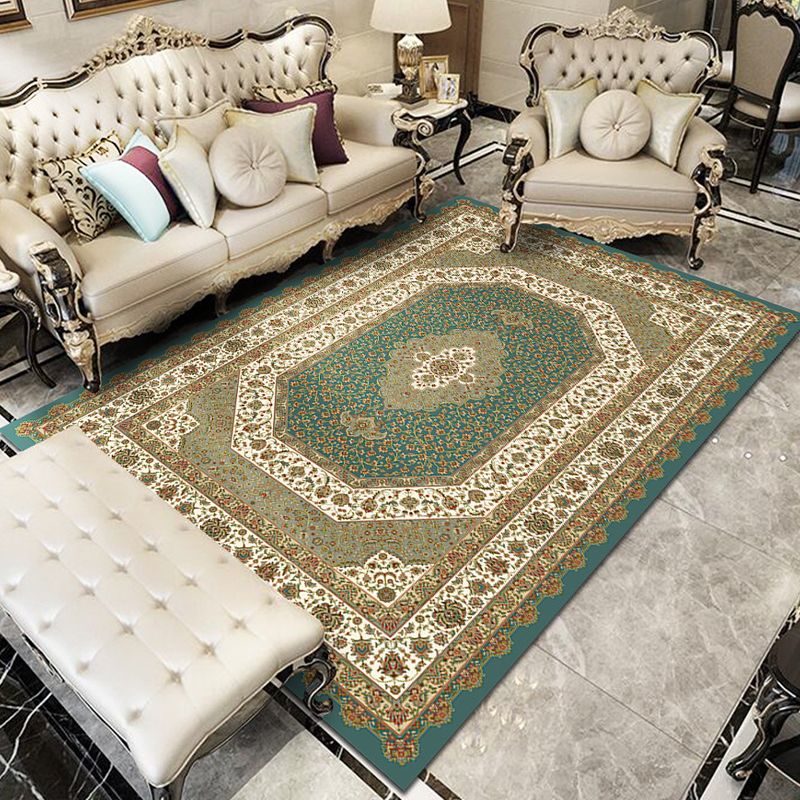 Fancy Victoria Rug Alfombra floral multicolor antideslizante lavable alfombra apta para mascotas para sala de estar