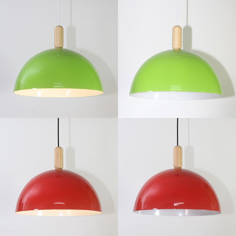 Kegelform hängende Beleuchtung moderner Metall 1 Licht Anhängerlampe für den Kindergarten