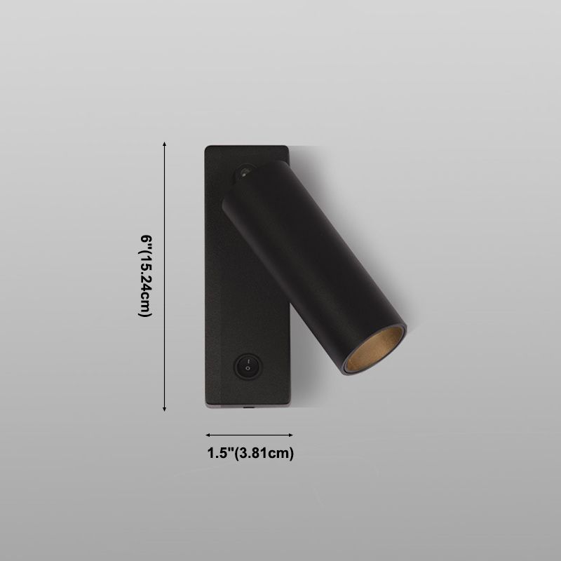 Modern Style Adjustable Wall Sconce Light with Acrylic Shade for Bedroom