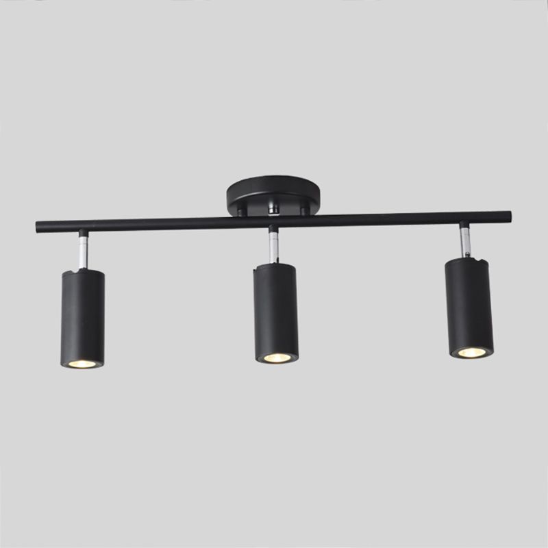 Zylindrische LED-Schienen-Deckenleuchte, moderne Aluminium-Unterputzmontage für Schlafzimmer