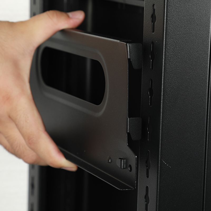 Modern Open Back Bookshelf Vertical Metal Bookcase with Shelves