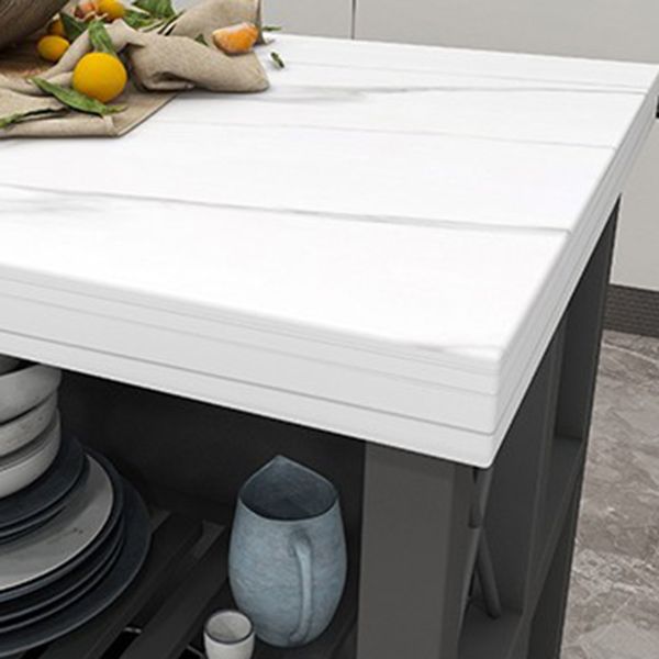 Rolling Contemporary Kitchen Island Stone Kitchen Island Table