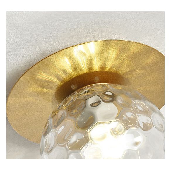 Globe Ceiling Mounted Fixture Minimalist Style Glass Ceiling Mount Light Fixture