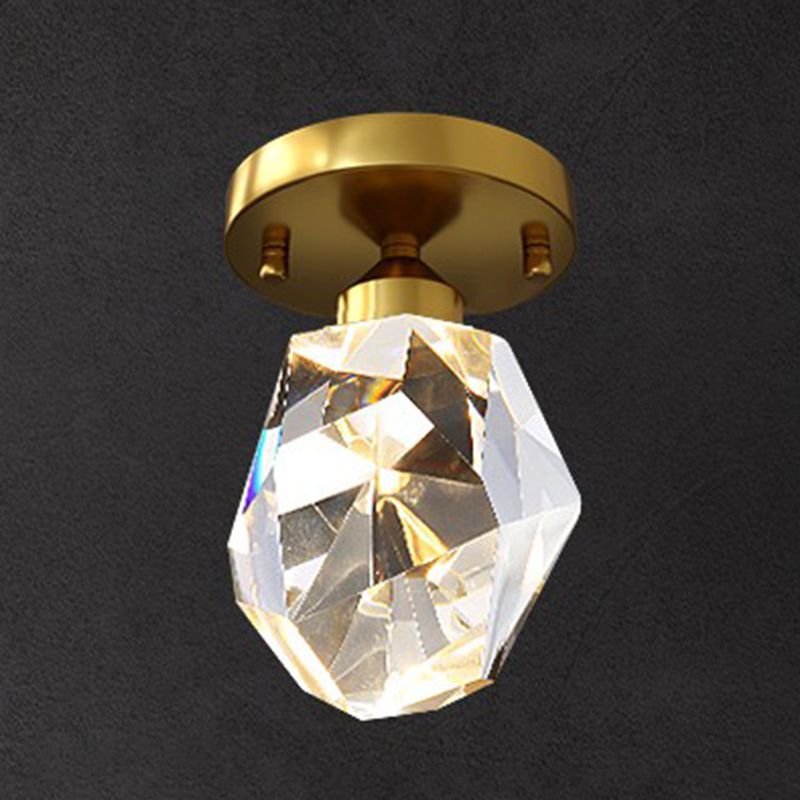 Plafoniera da soffitto in cristallo con montaggio a incasso Plafoniere contemporanee