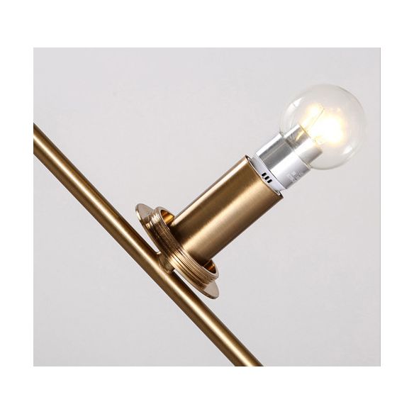 Modern Global Table Light White Glass 1 Light Table Lamp with Metal Backplate