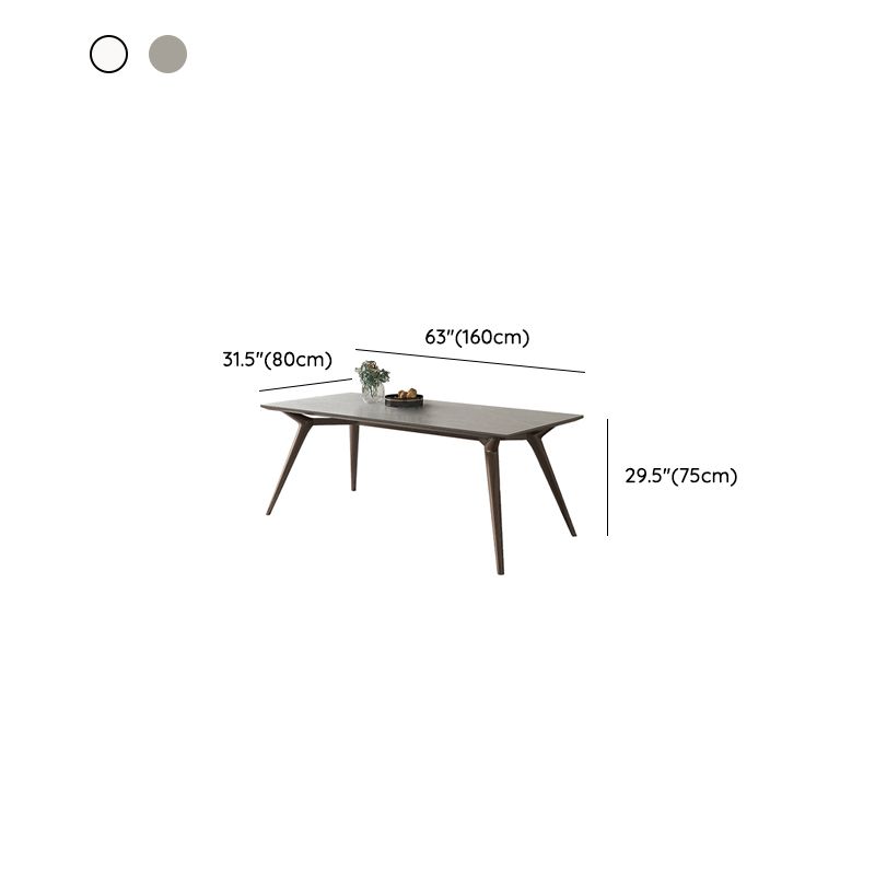 Modern Style Furniture Rectangle Stone Dining Room Table for Kitchen