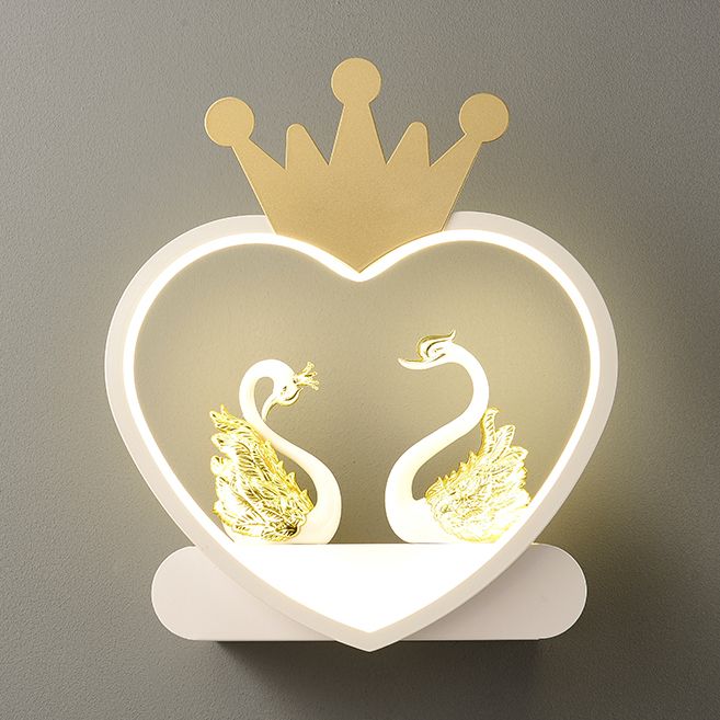 Geometry Shape Wall Light Kids Style Metal 1-Light Wall Mount Light