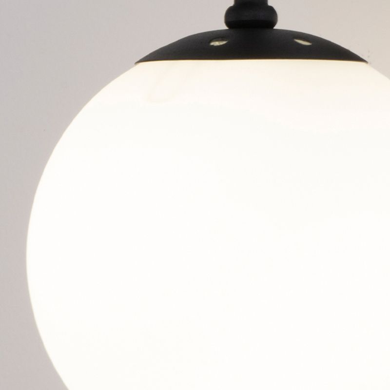 Glass Spherical Shape Wall Light Modern Style 1 Light Wall Mount Fixture for Living Room
