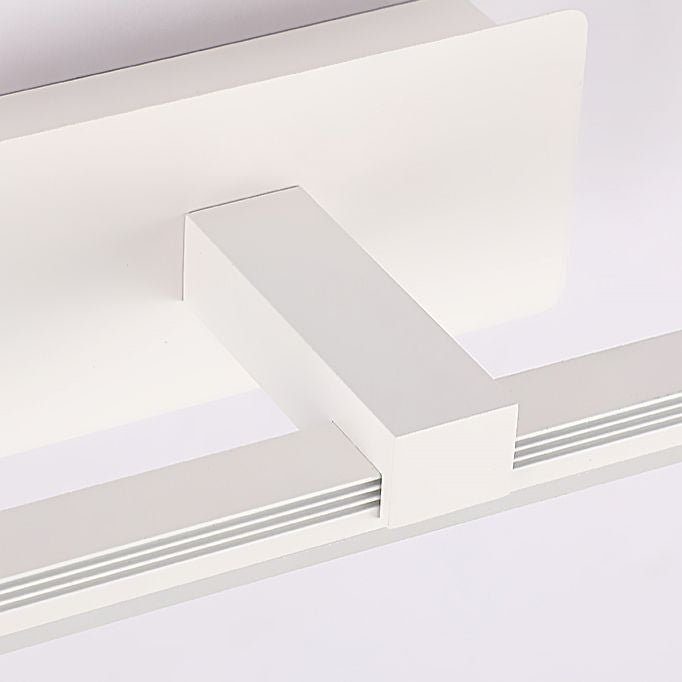 Lampada a specchio da trucco in metallo semplice moderno per bagno