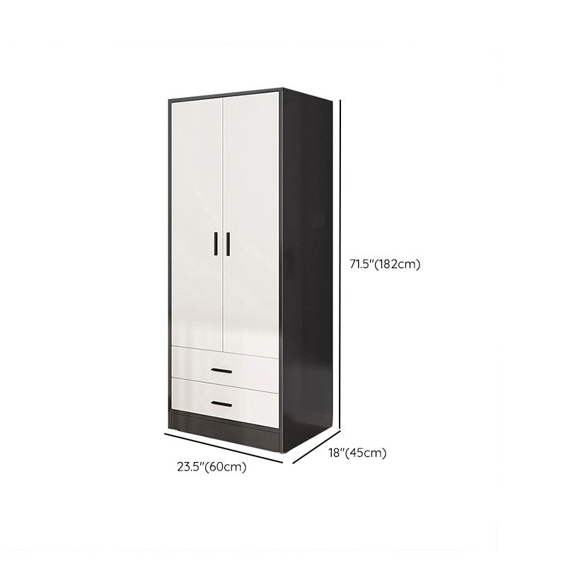 Rectangular Wardrobe Cabinet Modern Simple Wooden Wardrobe Closet