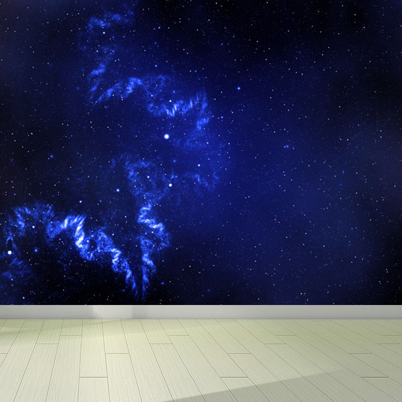 Photography Starry Night Mural Wallpaper Full Size Wall Covering for Room, Custom Print