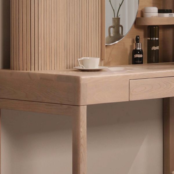 Traditional Bedroom Makeup Vanity Desk Table Solid Wood Vanity Dressing Table