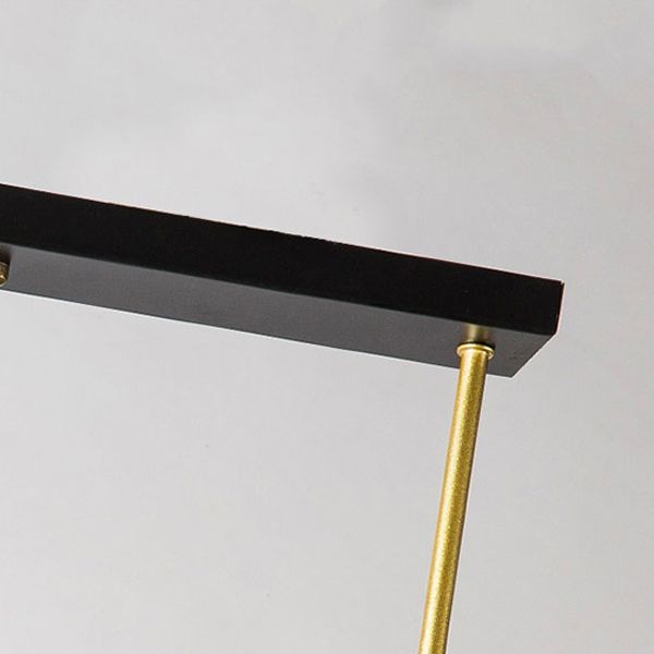 Éclairage pendentif île industriel cône