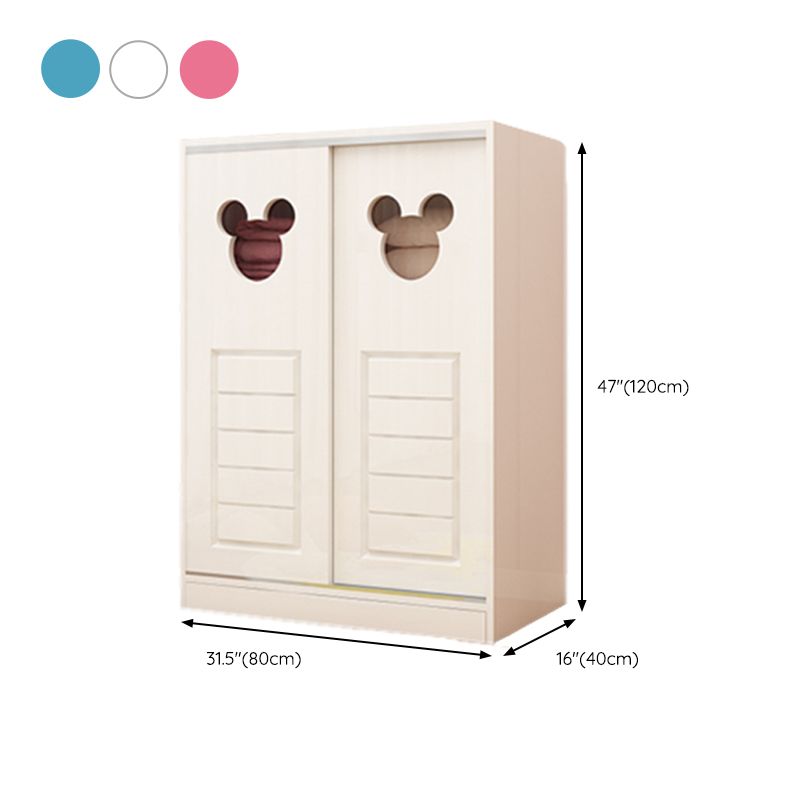 Artificial Wood Hanging Clothes Rack Matte Hanging Clothes Rack