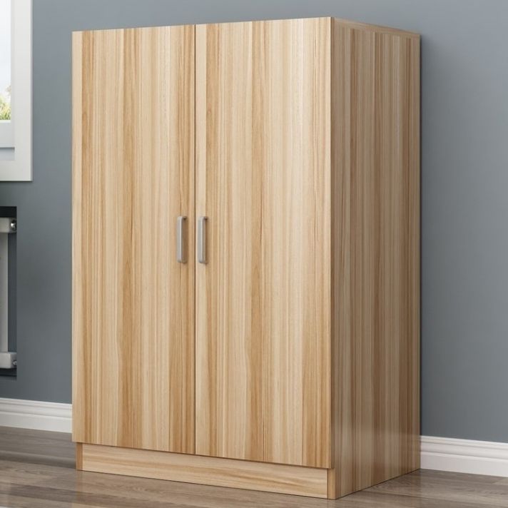 Contemporary Style Wood Wardrobe Soft Close Door Wardrobe Closet for Bedroom