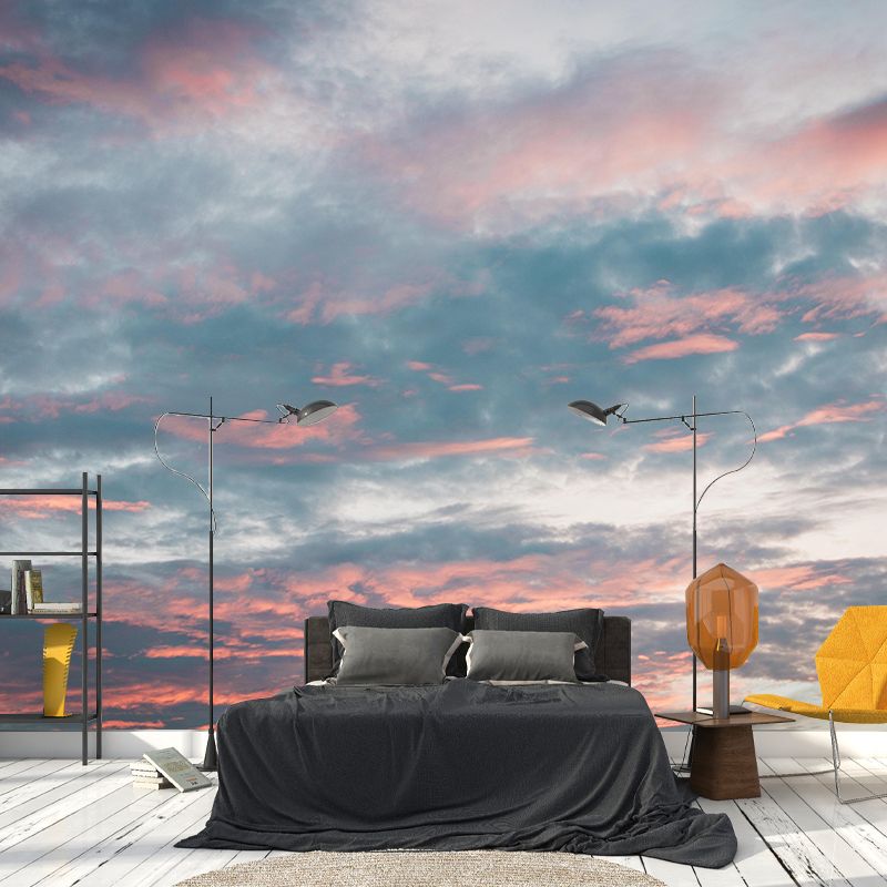 Modern Art Storm Mural Decal Eco-friendly Wallpaper Wall Covering for Home