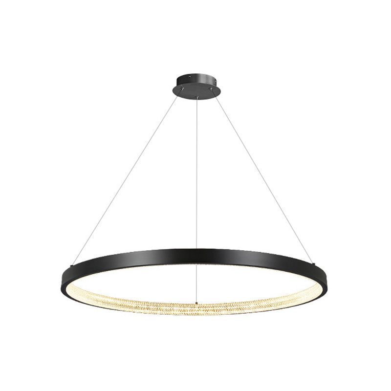 Minimalisme Noordse stijl LED Hangende kroonluchter licht cirkelvormig plafond kroonluchter