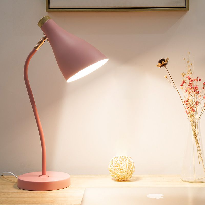 1 leggero modernismo lampada da tavolo in metallo lampade da tavolo notturno per sala da studio